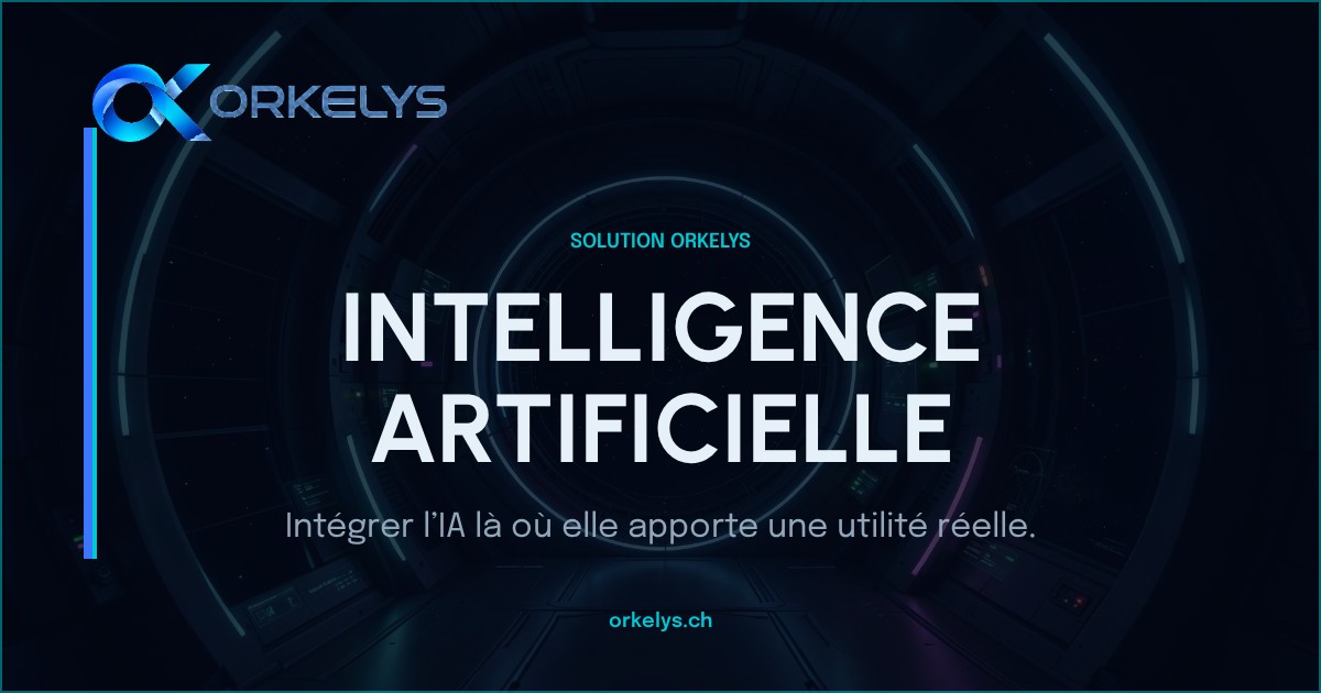 Visuel de partage Intelligence artificielle ORKELYS