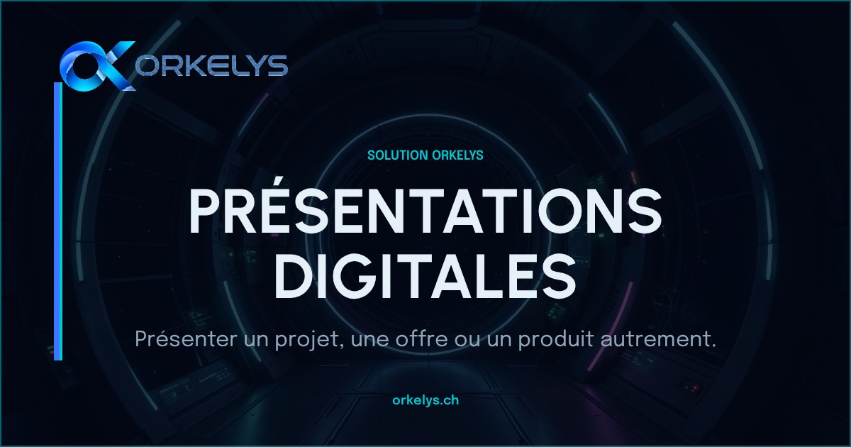 Visuel de partage Présentations digitales ORKELYS